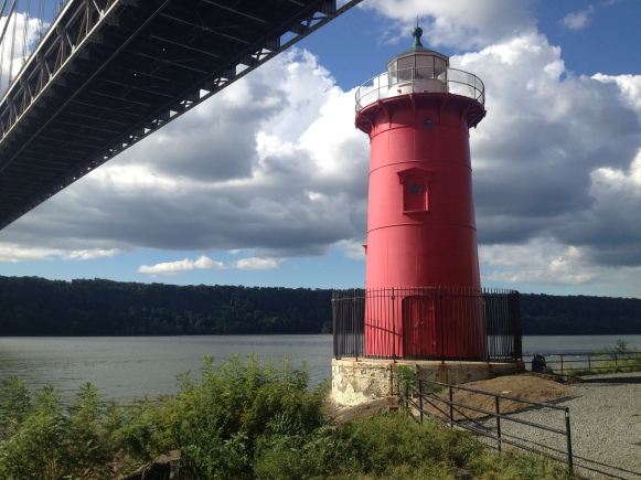 Little red lighthouse under the bridge